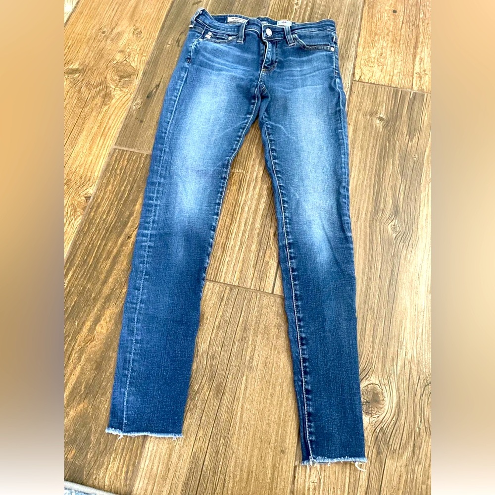 AG legging ankle super skinny medium wash size 25 regular
